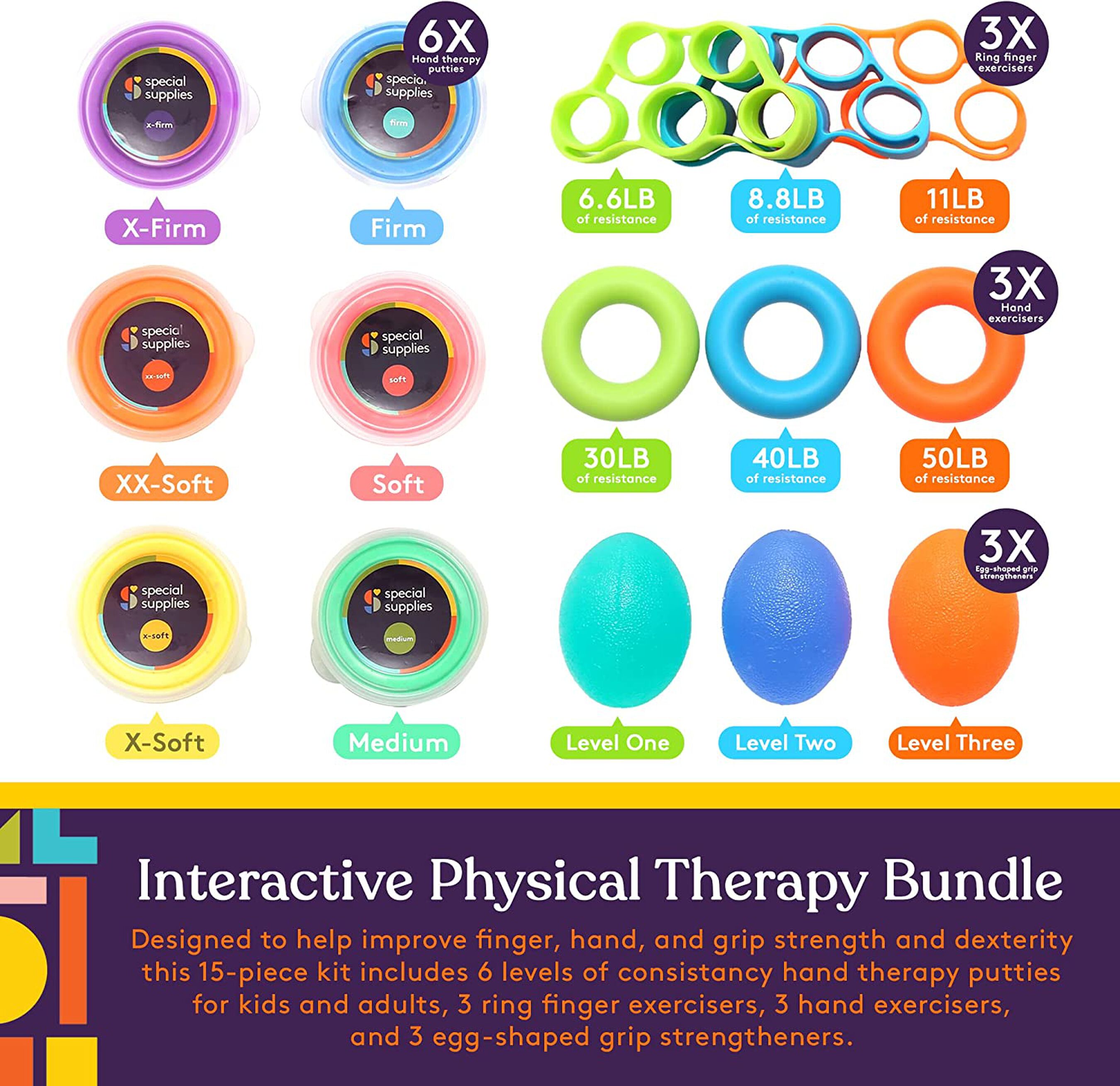 FSA Eligible Special Supplies Physical Therapy Putty Kit FSA Store